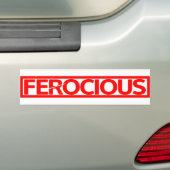 Ferocide Stamp Bumpersticker (Op auto)