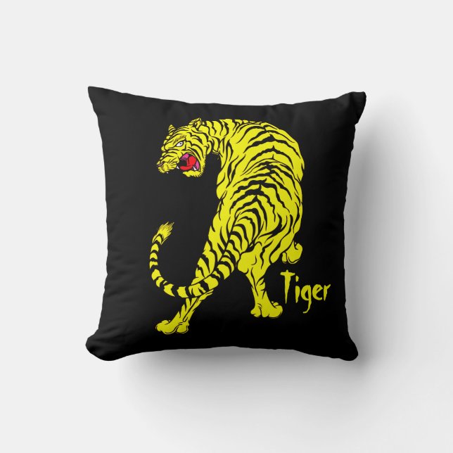 Ferocide Tiger Kussen (Voorkant)
