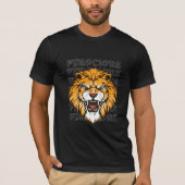 Ferocious Lion Graphic T-Shirt – Savage Alpha Gym  (Devant)