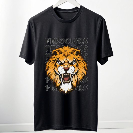 Ferocious Lion Graphic T-Shirt – Savage Alpha Gym 