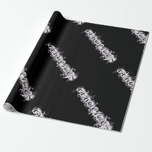FEROCIOUS Tattoo Stijl Lettertype Cadeaupapier