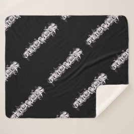 FEROCIOUS Tattoo Stijl Lettertype Sherpa Deken