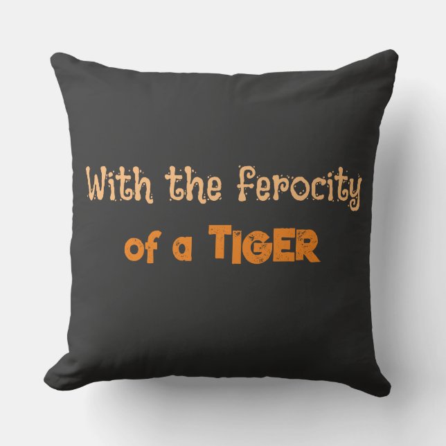 Ferocity Tiger (énergie animale) - Oreiller (Recto)
