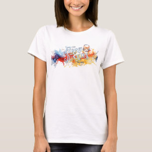 Ferrajunkies Waterverf Monty Vrouwen T-shirt