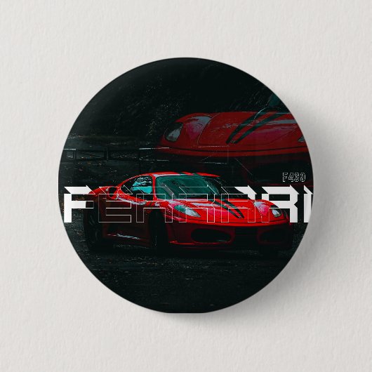 FERRARI F430 RONDE BUTTON 5,7 CM (Voorkant)