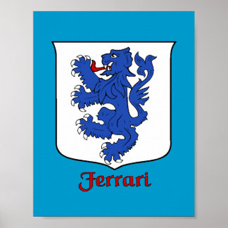Ferrari Family Shield Print