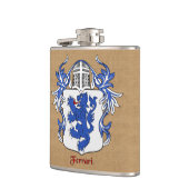 Ferrari Heraldic Shield met helm en mantel Heupfles (Links)