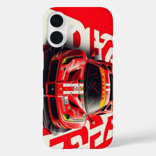 Ferrari telefoonhoesje. Case-Mate iPhone case (Achterkant)