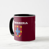 Ferreira Surname Custom Ringer Mok (Voorkant links)