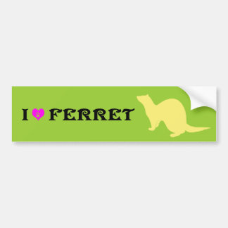 Ferret (5) bumpersticker