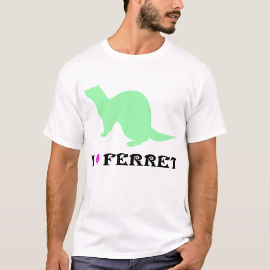 Ferret (5) t-shirt (Voorkant)