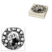 Ferret Art schattige fretten design leuk Rubberstempel (Gestempeld)