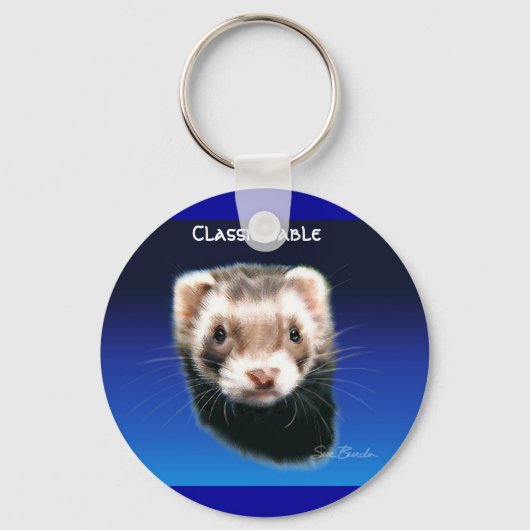 Ferret Classic Sable Sleutelhanger (Voorkant)