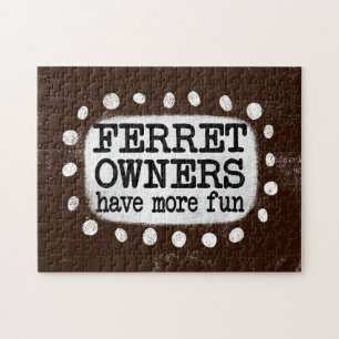 Ferret-eigenaren hebben meer leuke puzzel