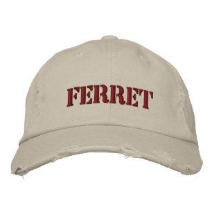 FERRET EMBROIDERED BASEBALL PET