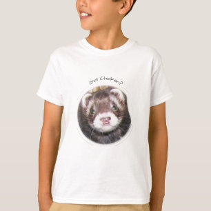 Ferret Face heeft Chicken? T-shirt