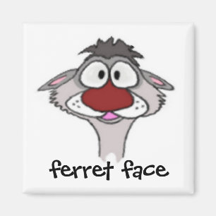 Ferret Face Magnet Magneet