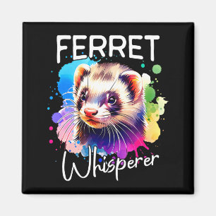Ferret Fluisteraar Comfort Kleuren Volwassene Zwaa Magneet