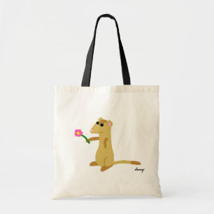 Ferret Holding A Vloerzakken Tote Bag