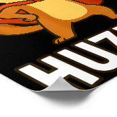 Ferret Huzzah Knight Sword Funny For Men Women Kid Poster (Hoek)