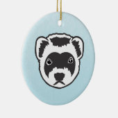 Ferret Keramisch Ornament (Rechts)