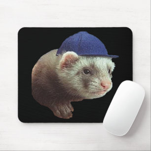 Ferret met blauw Pet Muismat