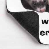 Ferret mousepad muismat (Hoek)