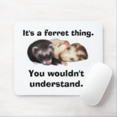 Ferret mousepad muismat (Met muis)