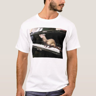 Ferret op Piano T-shirt