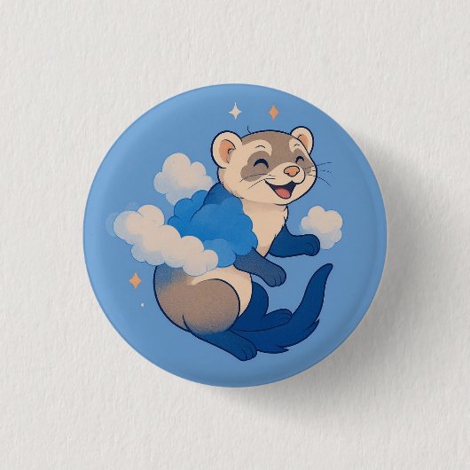 Ferret Ronde Button 3,2 Cm (Voorkant)