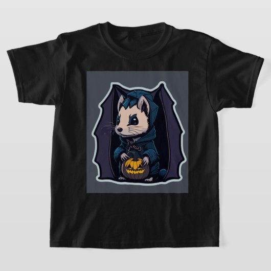 Ferret Spooky Bat T-shirt (Laagn)