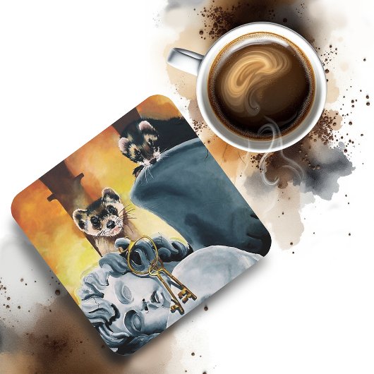 Ferret Thzeven Bier Onderzetter