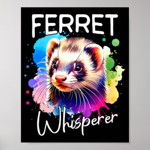 Ferretfluisteraar Comfort Kleuren Volwassene Zwaar Poster