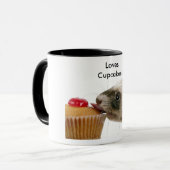 Ferrets Love Cupcakes Mug (Devant gauche)
