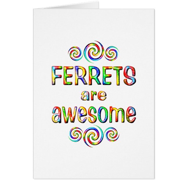 FERRETS ZIJN GEWELDIGE (Voorkant)