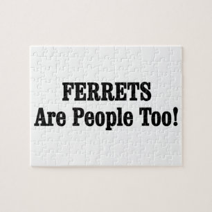 FERRETS zijn ook mensen! Legpuzzel
