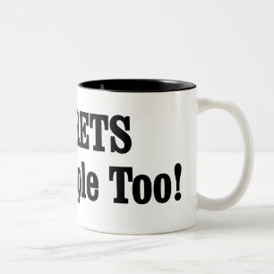 FERRETS zijn ook mensen! Tweekleurige Koffiemok