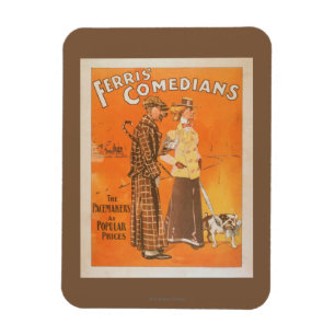 Ferris Comedians "Pacemakers at Popular Price" Magneet