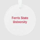 Ferris State University Michigan Formé (dos)