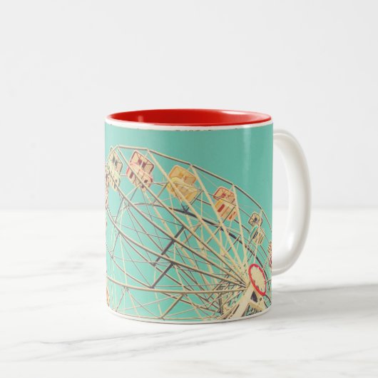Ferris Wheel 11 oz Two-Tone Mok (Voorkant rechts)
