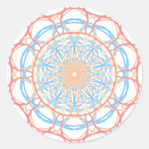 Ferris Wheel Abstract Ronde Sticker