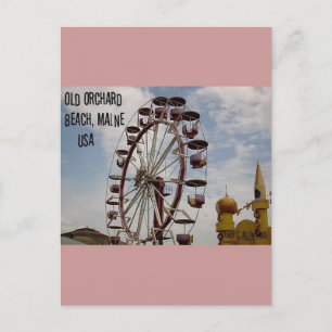 Ferris Wheel bij Palace Playland Old Orchard Beach Briefkaart