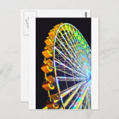 Ferris Wheel Briefkaart (Voorkant / Achterkant)