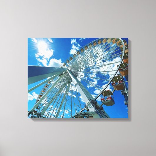 Ferris Wheel Canvas Afdruk (Voorkant)