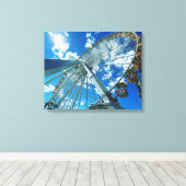 Ferris Wheel Canvas Afdruk (Insitu (Houten vloer))