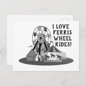  Ferris Wheel Day Briefkaart (Voorkant / Achterkant)
