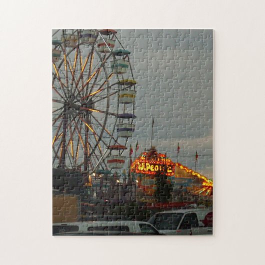 Ferris Wheel Jigzaag Puzzle Legpuzzel (Verticaal)