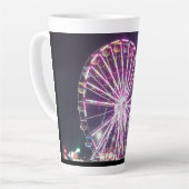 Ferris Wheel Lights Old Town Latte Mok (Linkerhoek)