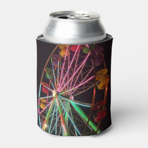 Ferris Wheel Neon Licht bij nacht Koelbox Blikjeskoeler