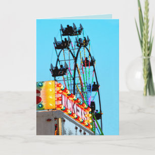 Ferris Wheel Note Card Kaart